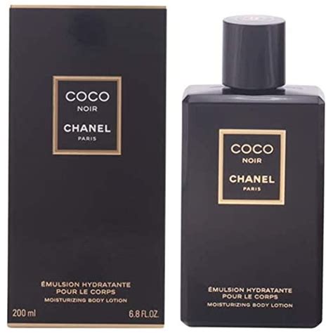 coco noir body lotion.